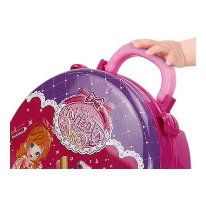 Maletín de Maquillaje para Niñas Princess Glam con Accesorios y Espejo-3