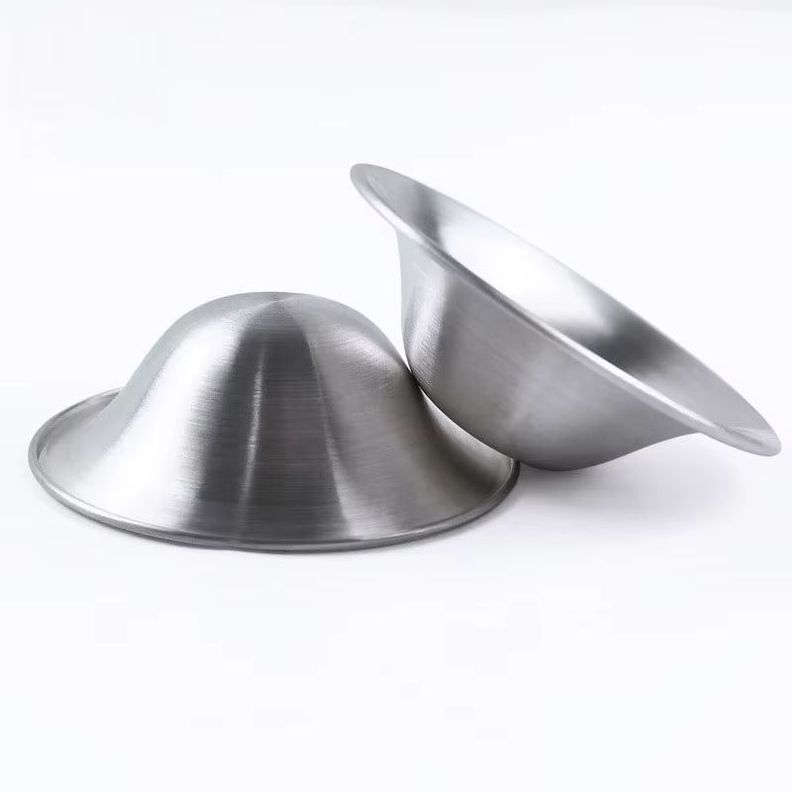Copas de Plata Trilaminada 999 para Lactancia Alivio Natural de Pezones Agrietados S-M