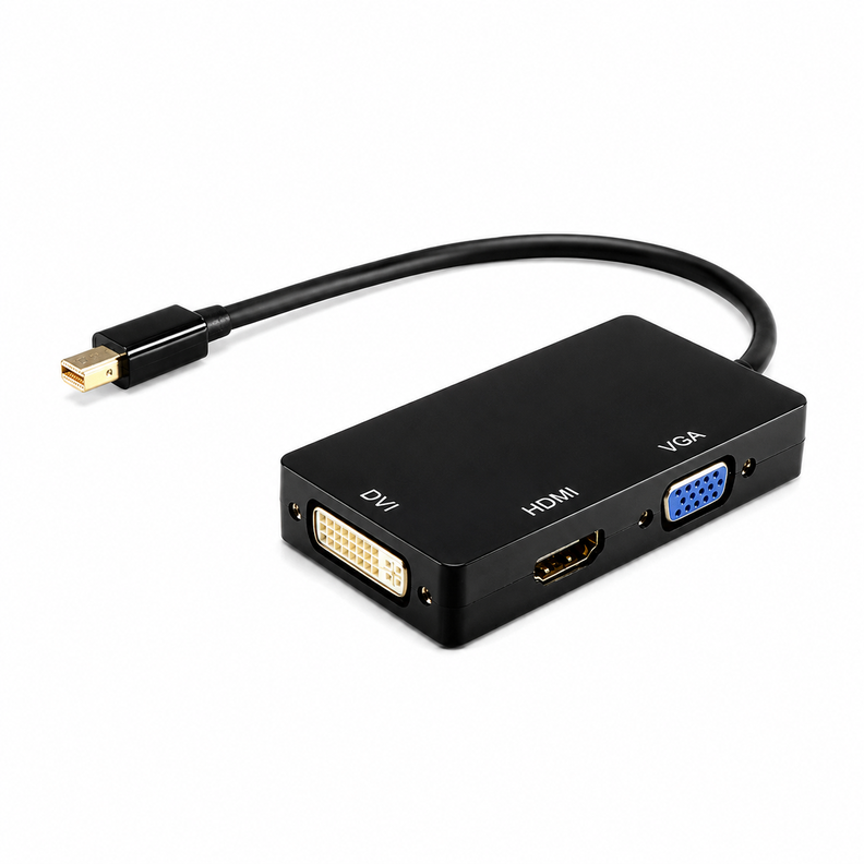 Adaptador Mini Display Port A Hdtv Vga Dvi compatible