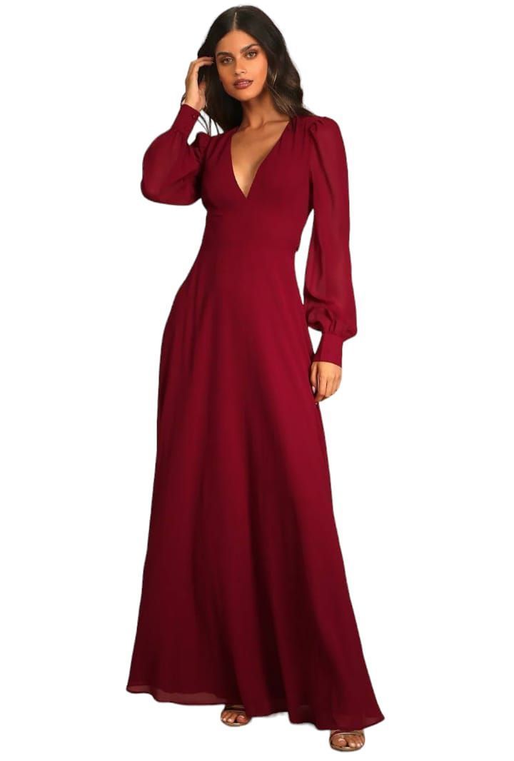 Vestido Maxi Javiera Burdeo-0