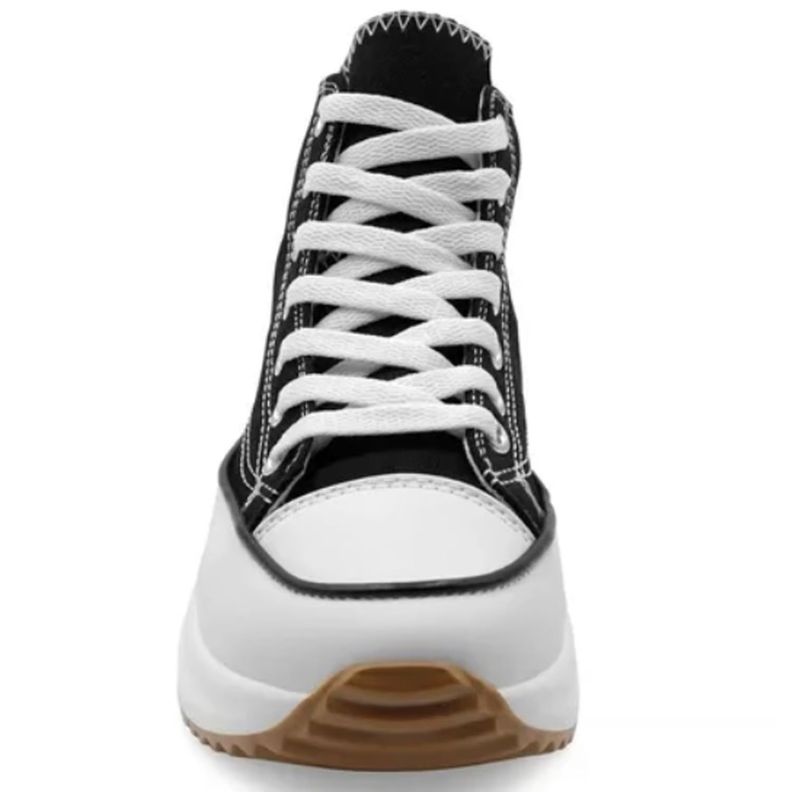 Zapatillas Mujer Urbanas Lona Plataforma Run Caña Alta-2