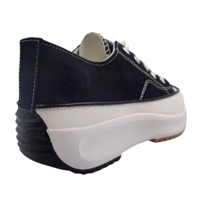 Zapatillas Lona Plataforma Run Mujer Urbanas -4