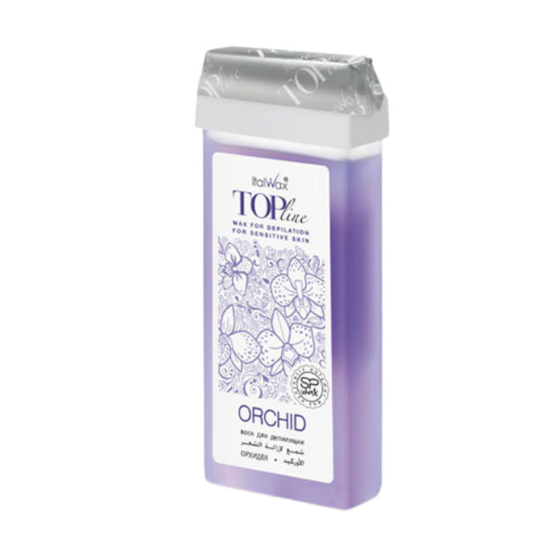 Cera Depilatoria Alta Gama Top Line Orquídeas - Cartucho Roll On-0