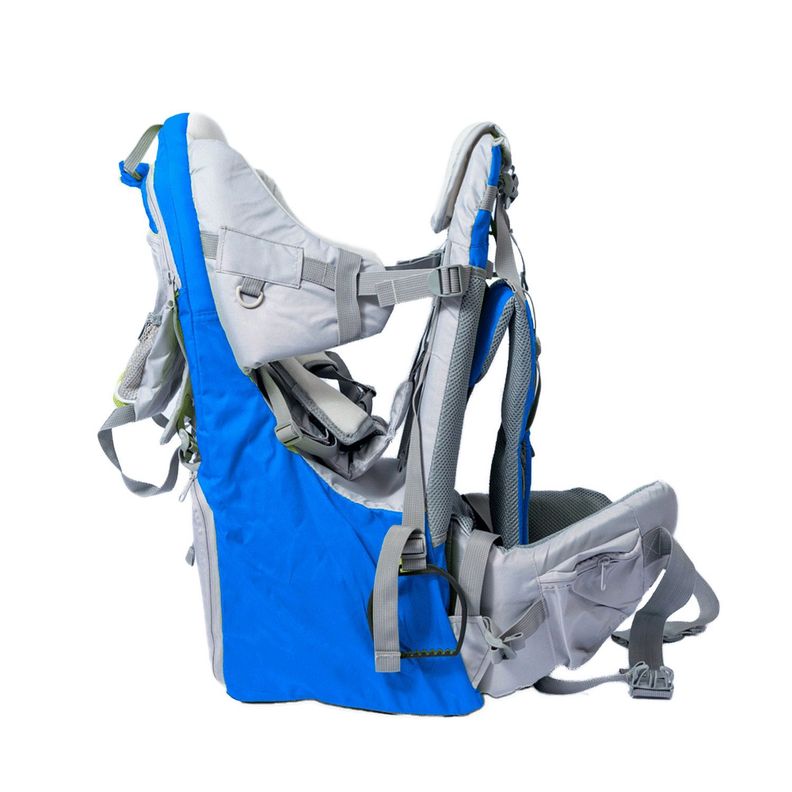 Mochila De Trekking Porta Bebé Azul-0