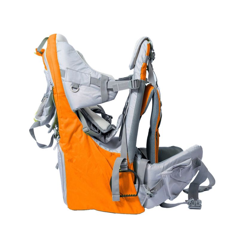 Mochila De Trekking Porta Bebé Naranja-0