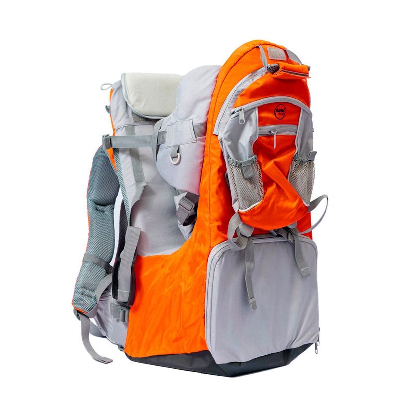 Mochila De Trekking Porta Bebé Naranja-1