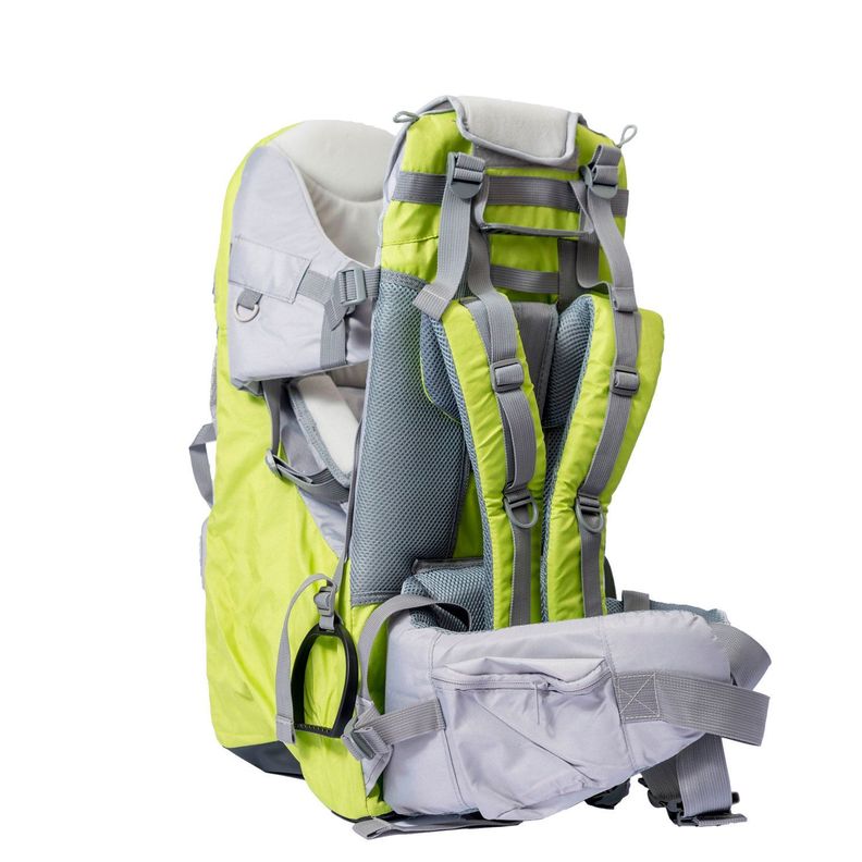 Mochila De Trekking Porta Bebé Verde-2