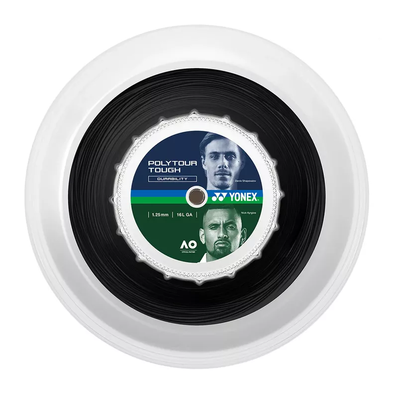 Rollo Cuerda Tenis POLY TOUR TOUGH 1.25 / 16L Negro-0