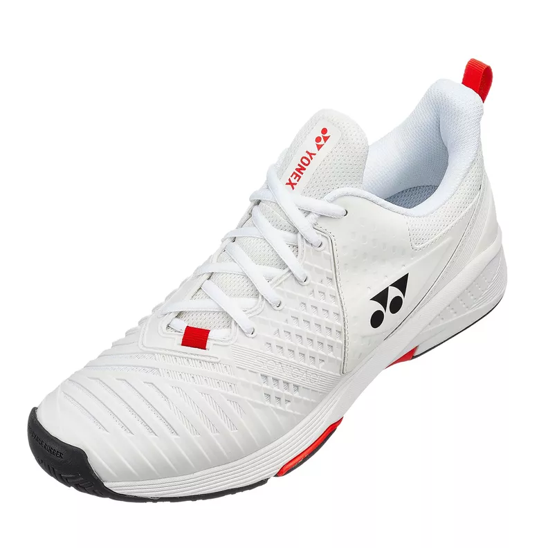 Zapatilla Tenis Yonex Sonicage 3 Blanco/Rojo-0