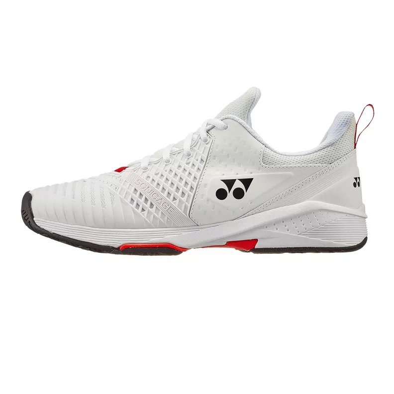 Zapatilla Tenis Yonex Sonicage 3 Blanco/Rojo-1