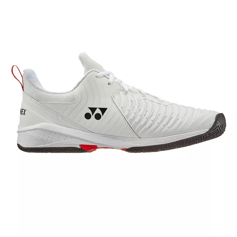 Zapatilla Tenis Yonex Sonicage 3 Blanco/Rojo-2