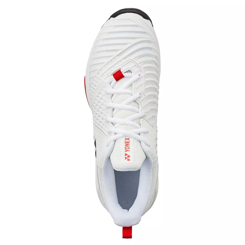 Zapatilla Tenis Yonex Sonicage 3 Blanco/Rojo-4