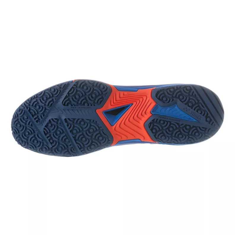 Zapatilla Tenis Yonex Sonicage 3 Clay Azul Marino/Rojo-3