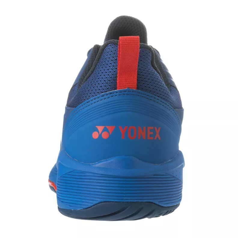 Zapatilla Tenis Yonex Sonicage 3 Clay Azul Marino/Rojo-5