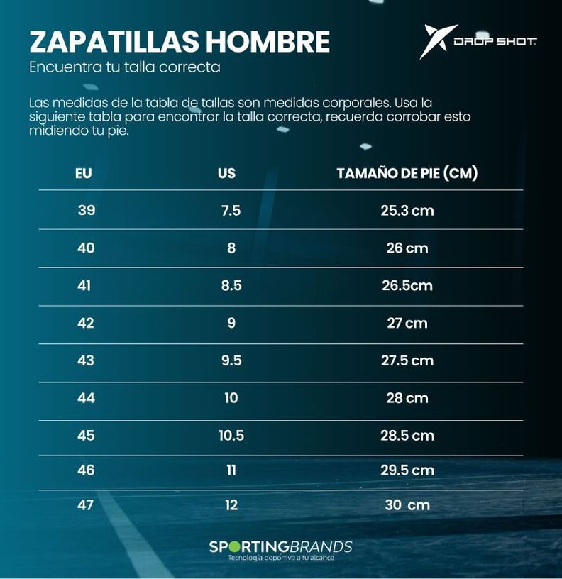 Zapatilla Pádel Drop Shot DORAMA Azul/Blanco-3