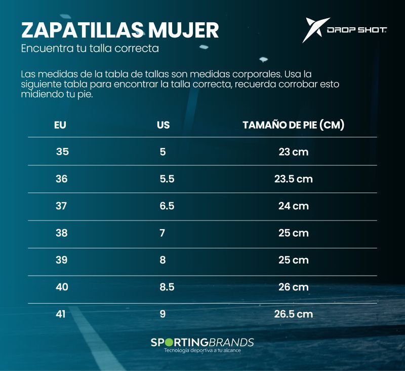 Zapatilla Pádel Drop Shot DORAMA Azul/Blanco-4