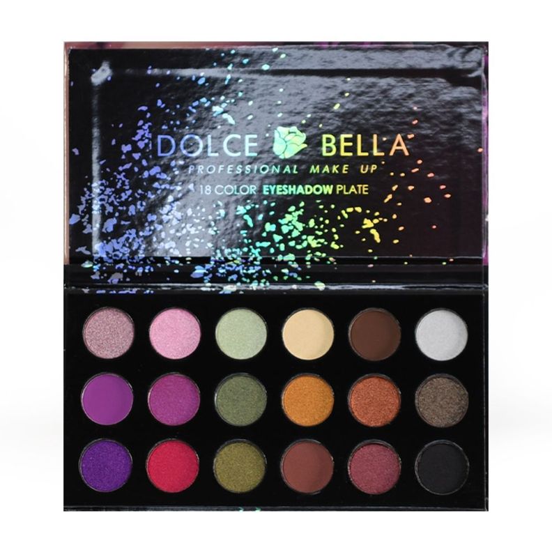 PALETA DE SOMBRAS 18 COLORES TONO 1 DOLCE BELLA-0