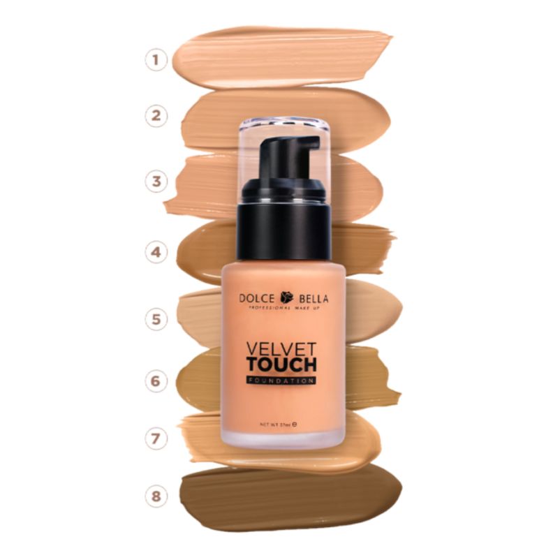 BASE LIQUIDA VELVET TOUCH TONO 1 DOLCE BELLA-1