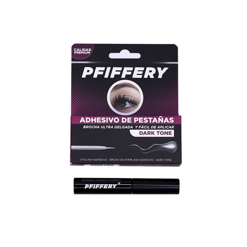 PEGAMENTO PARA PESTAÑAS POSTIZAS DARK TONE PFIFFERY-0