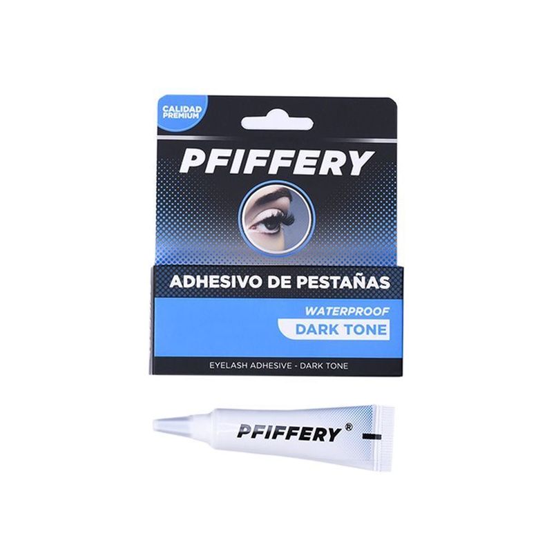 PEGAMENTO PARA PESTAÑAS POSTIZAS DARK TONE WATERPROOF PFIFFERY