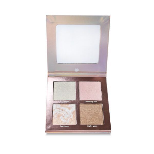 PALETA DE ILUMINADORES X 4 CON ESPEJO DOLCE BELLA-0