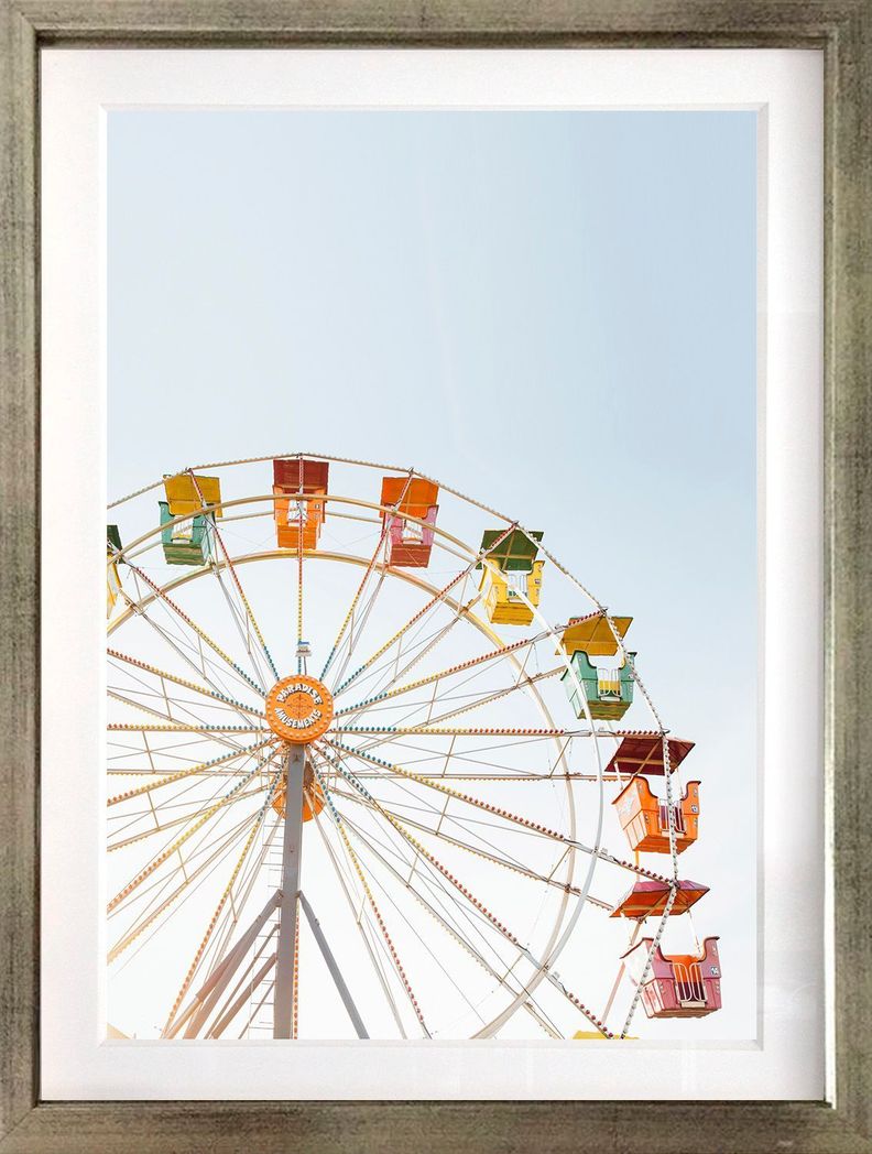 Set 3 Cuadros Paradise 40x50 Marco Plateado-1