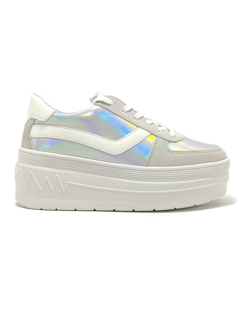 Zapatilla Plataforma  Pitu Silver -0