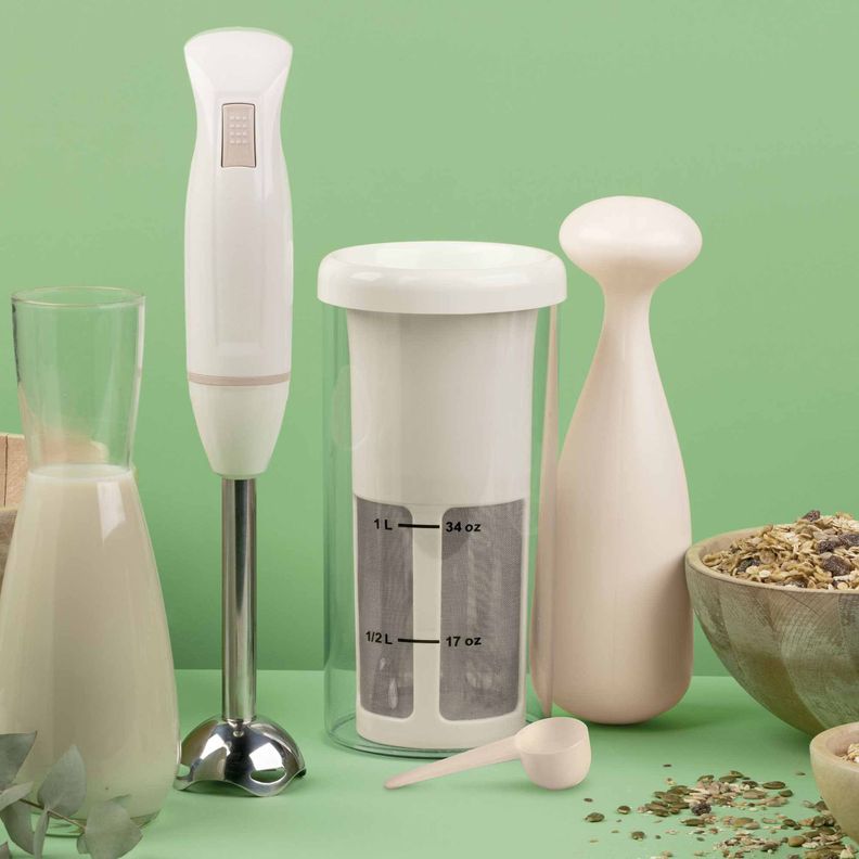 Milker prepara bebidas vegetales en minutos, incluye minipimer -2