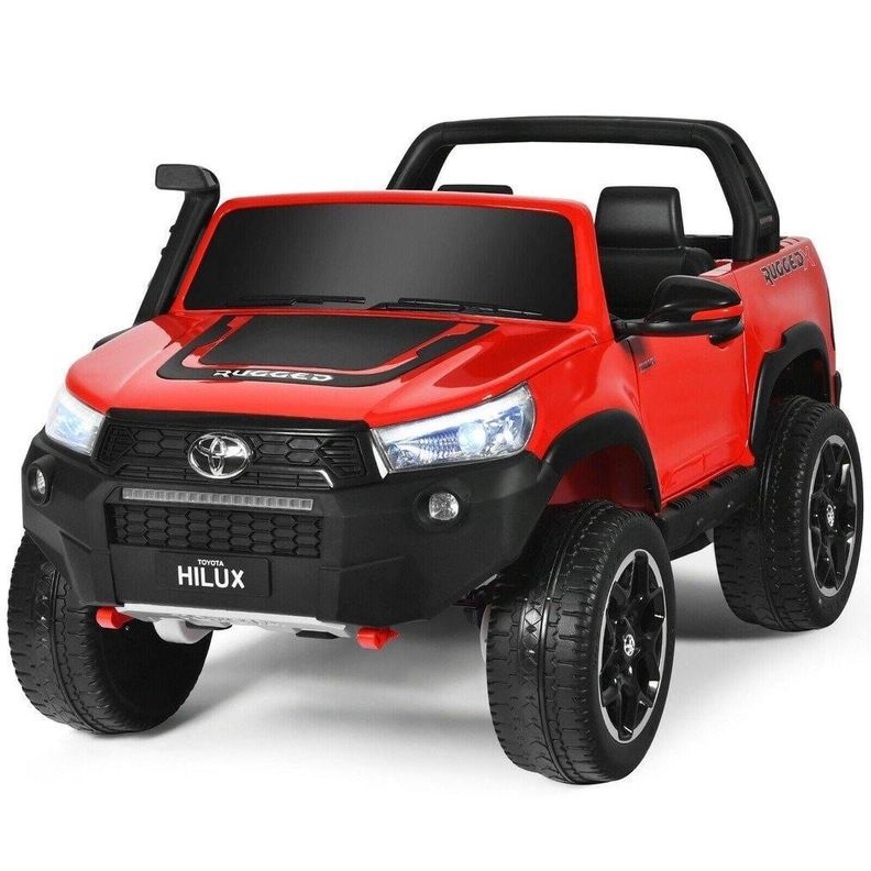 Auto Toyota Hilux Rugged X 12V Red Pintura Real-0
