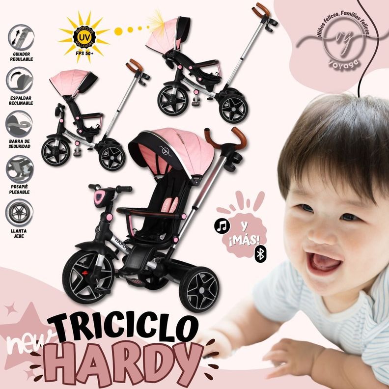 Triciclo Hardy Pink-5