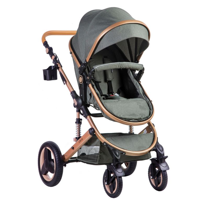 Coche Travel System Liberty Green-2