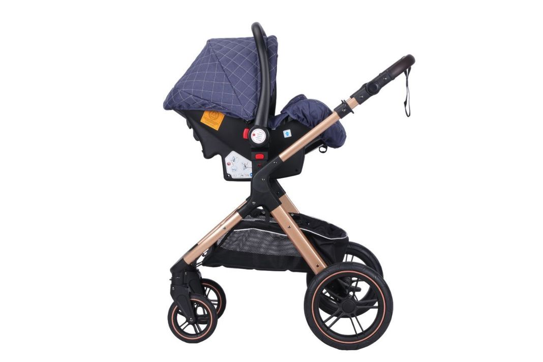 	 Coche Travel Sytem X1 Blue con Silla Certificada-1