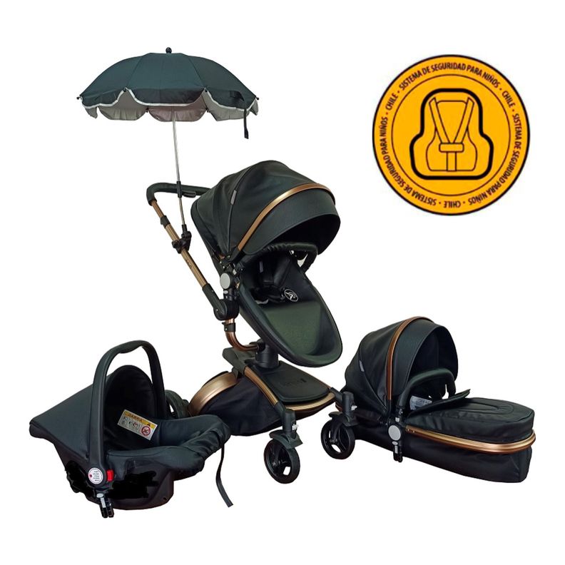 Coche Travel System Dubai Black-0