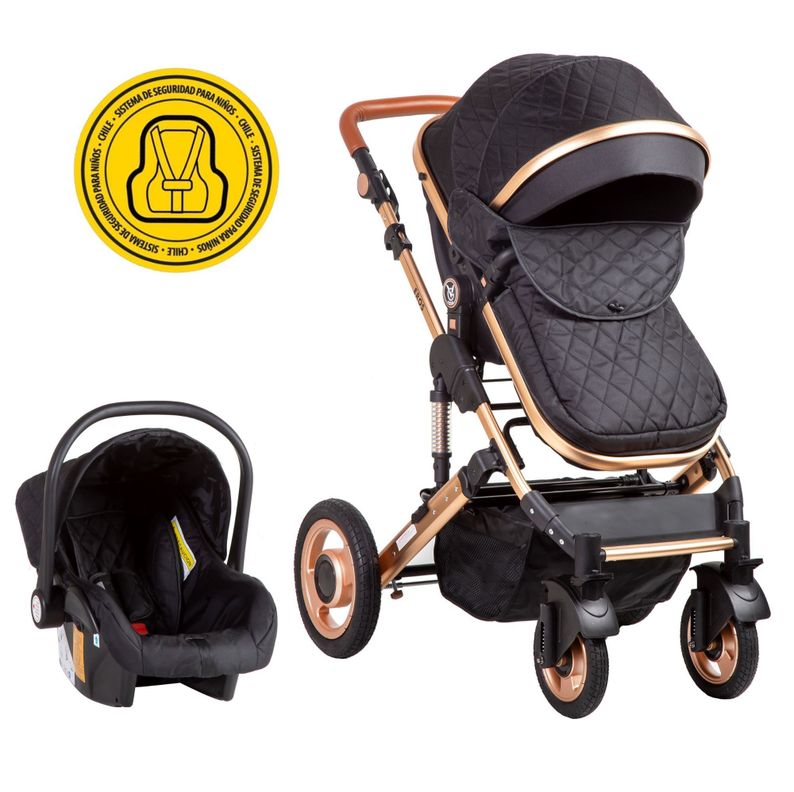 Coche Travel System Eros Black-0