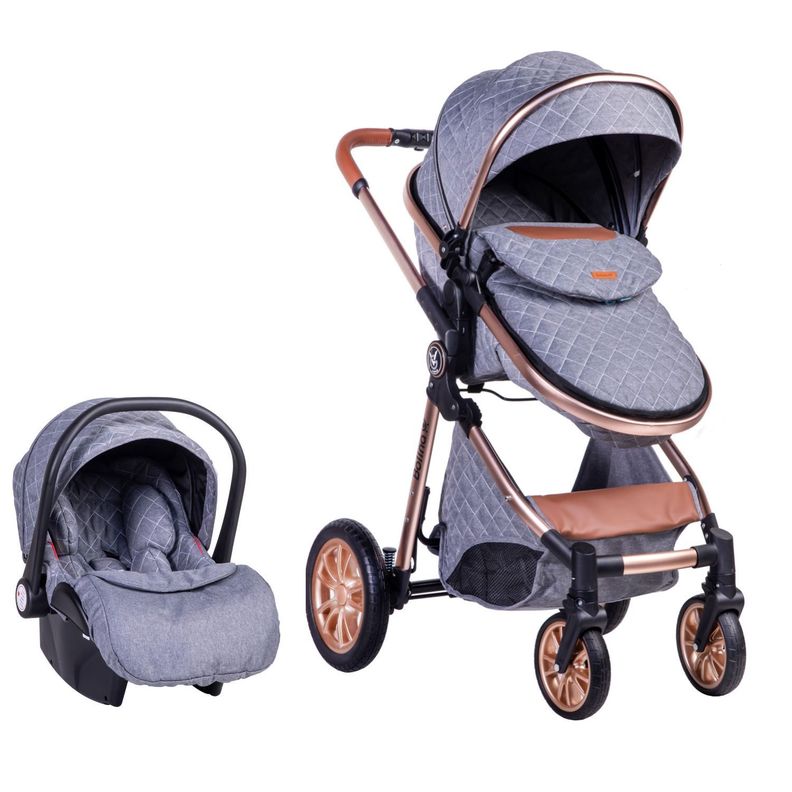 Coche Travel System Bolina Grey-0