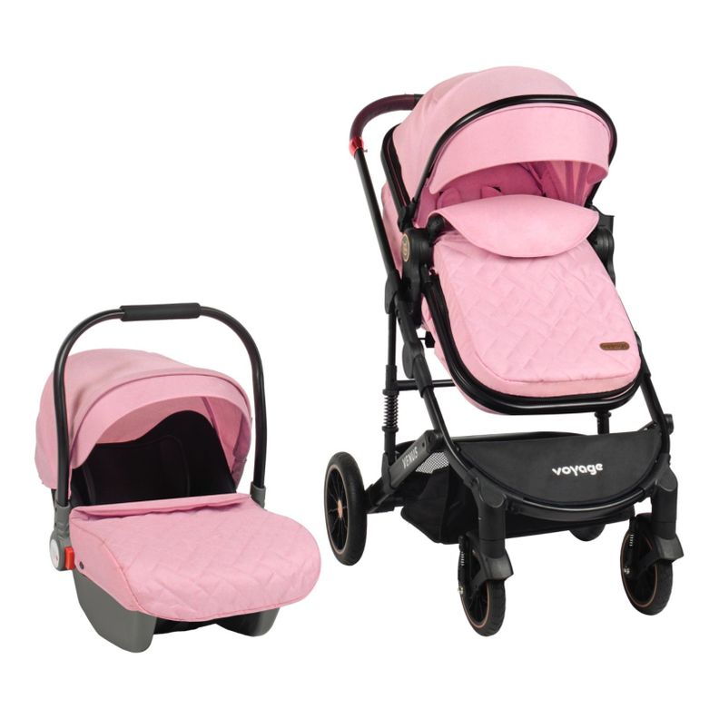 Coche Travel System Venus Pink 2 en 1-0