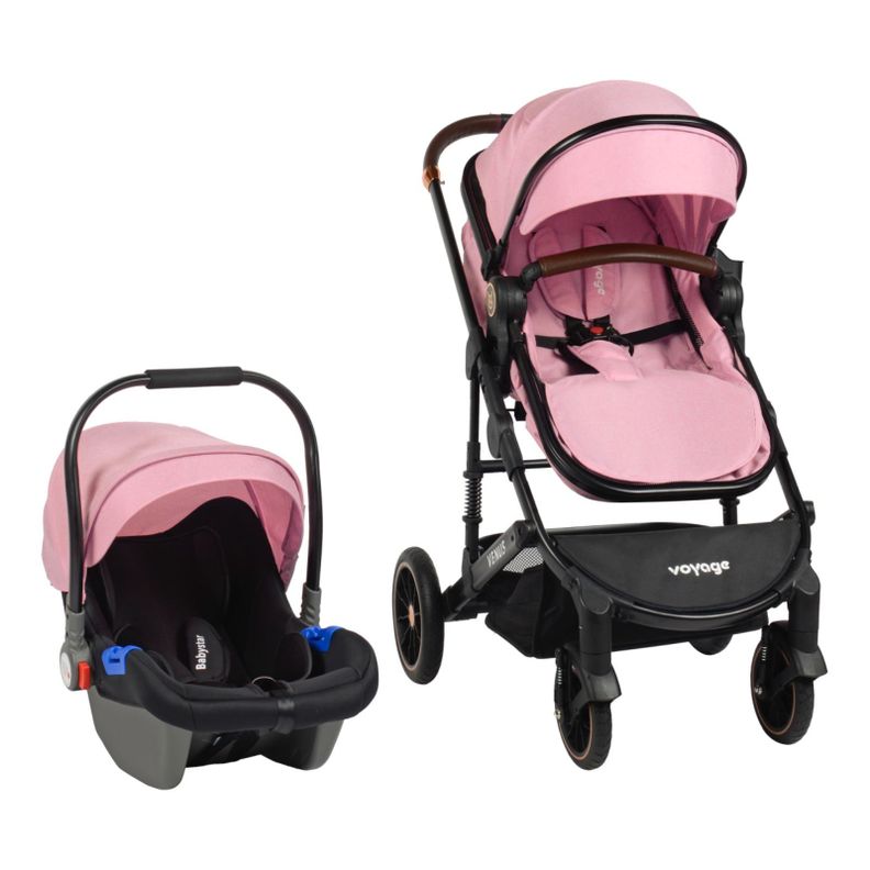 Coche Travel System Venus Pink 2 en 1-1