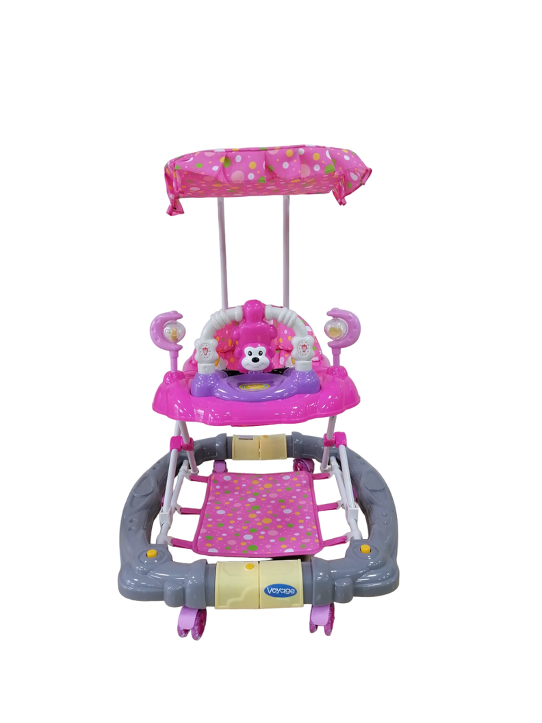 Andador Monkey Mecedor Pink-2