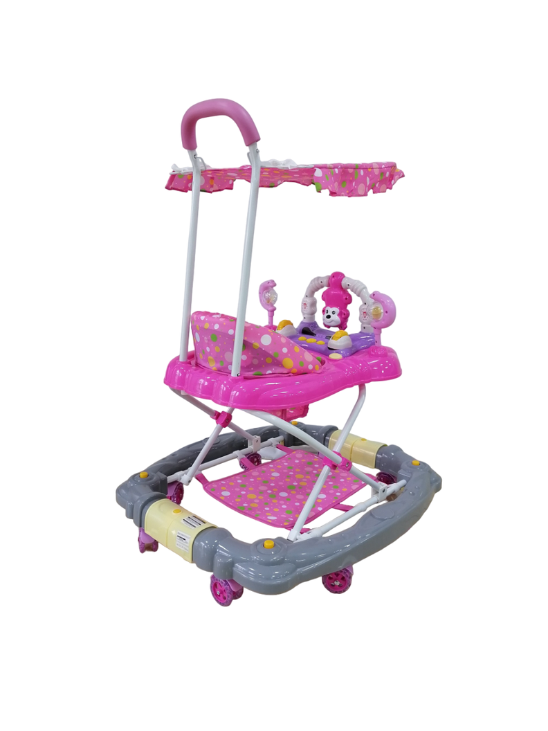 Andador Monkey Mecedor Pink-4