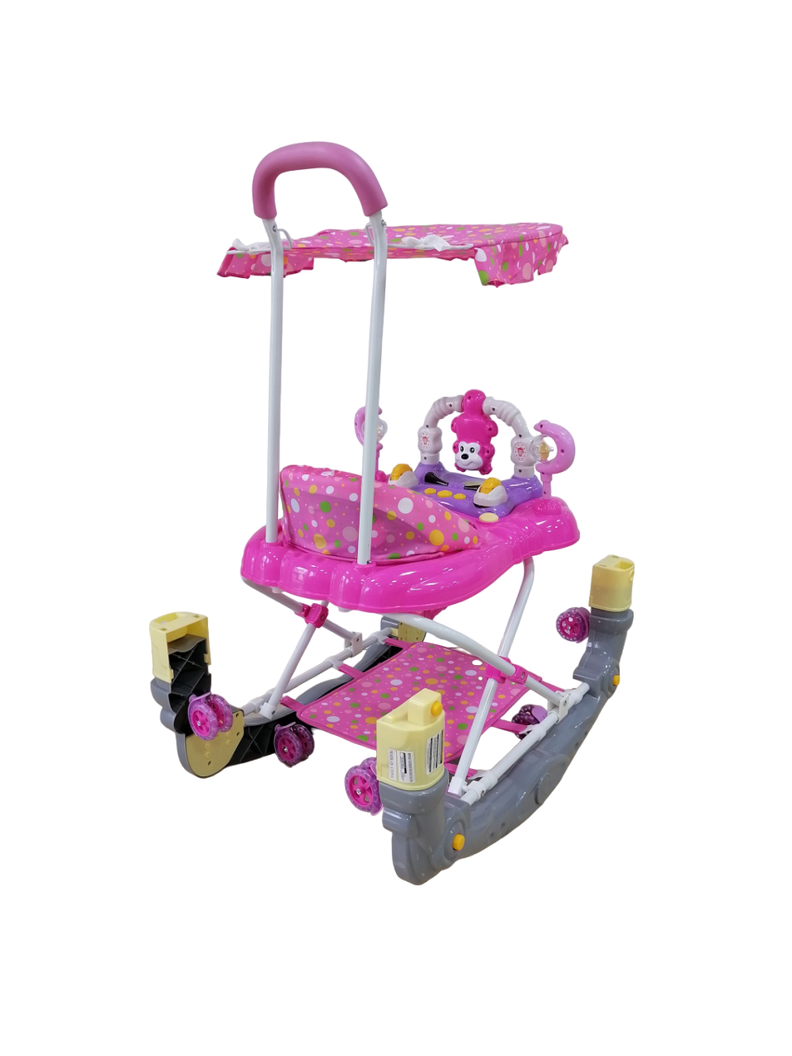 Andador Monkey Mecedor Pink-7
