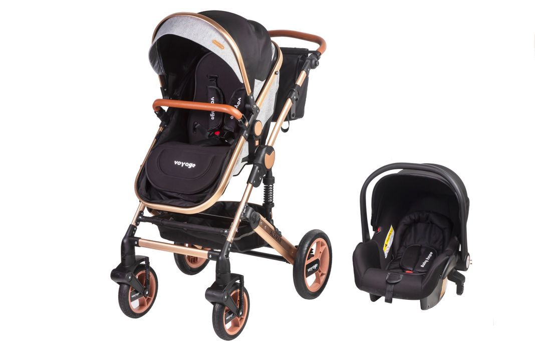 Coche Travel System Alemar Black-0