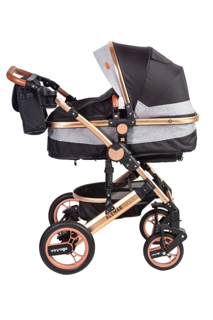 Coche Travel System Alemar Black-1