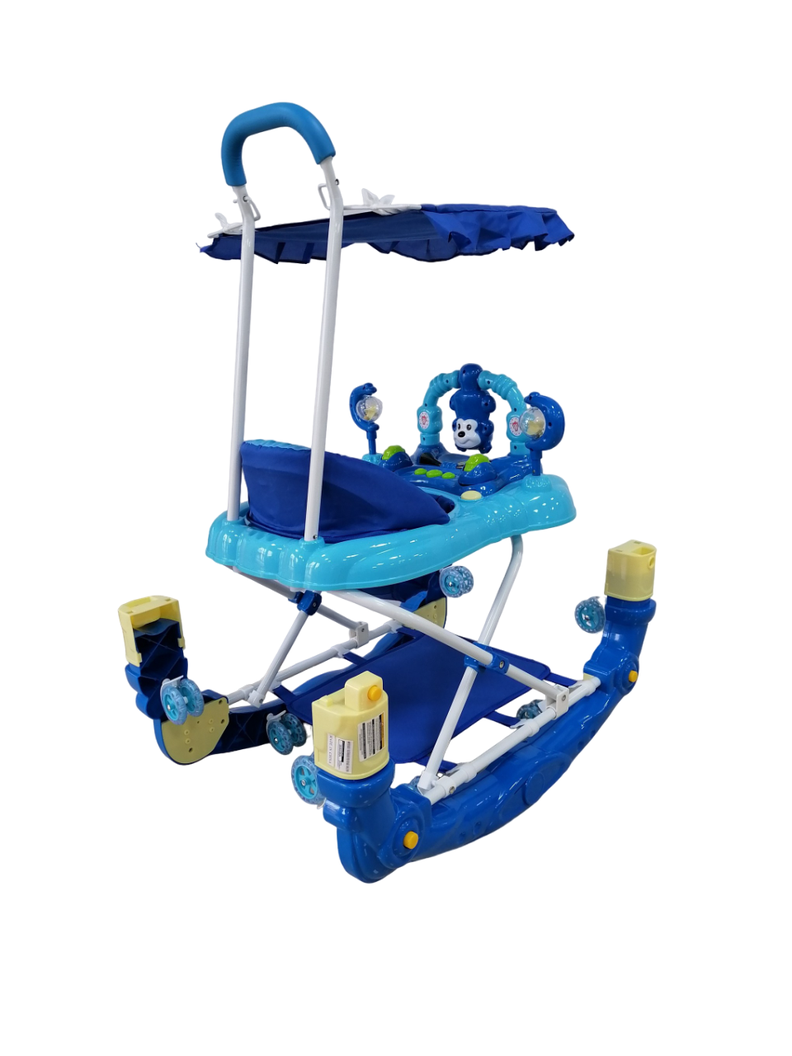 Andador Monkey Mecedor Blue-7