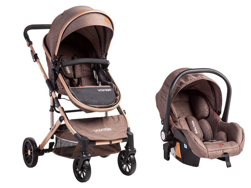Coche Travel System Omega Brown-3