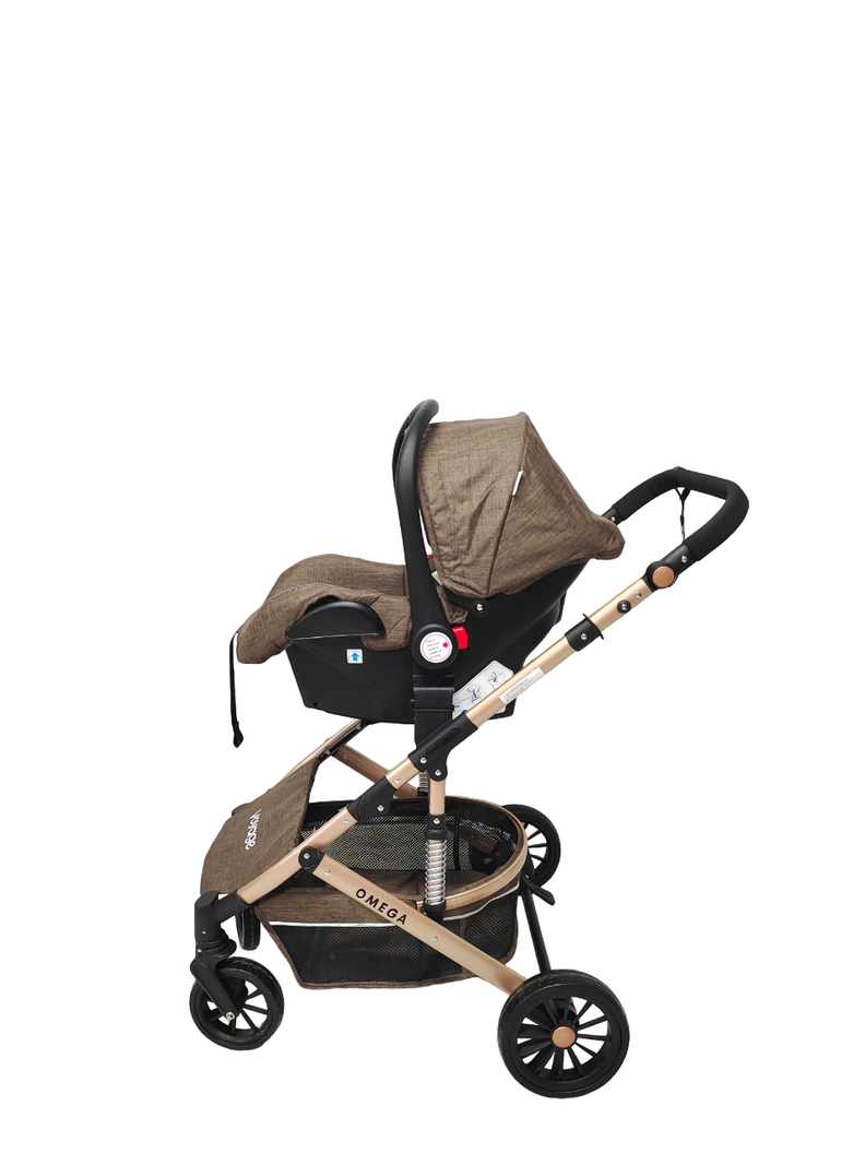 Coche Travel System Omega Brown-5