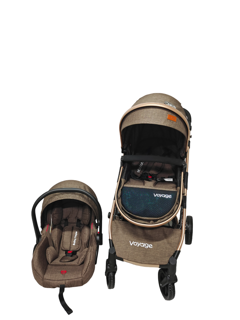 Coche Travel System Omega Brown-6