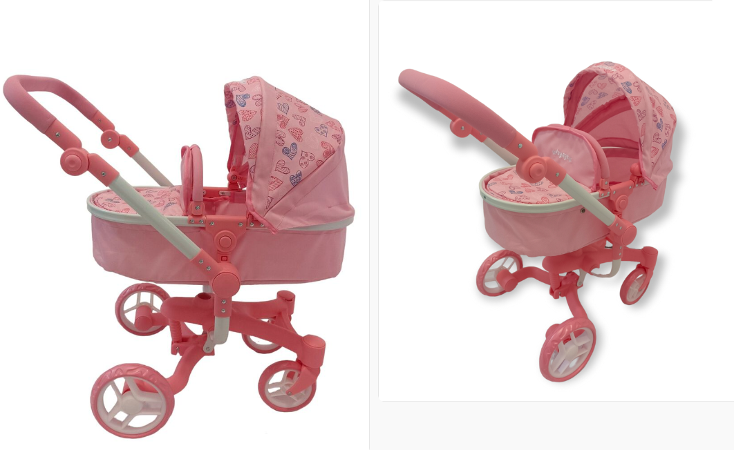 Coche Muñeca Formato Real Seul Pink-5