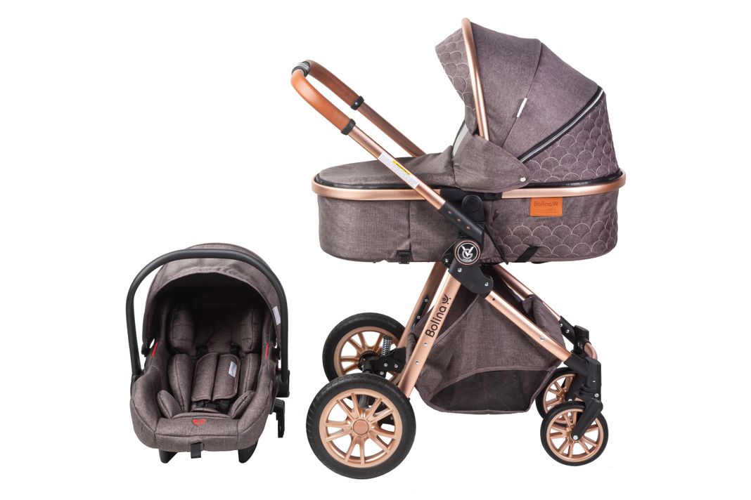 Coche Travel System Bolina Chocolate-0