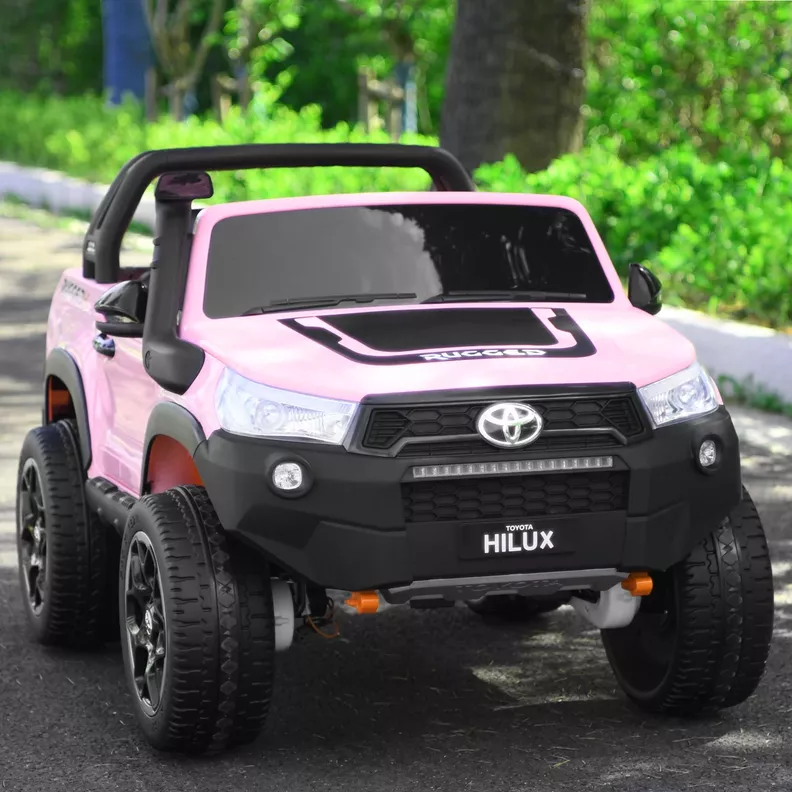 Auto Toyota Hilux Rugged X 12V Pink-1
