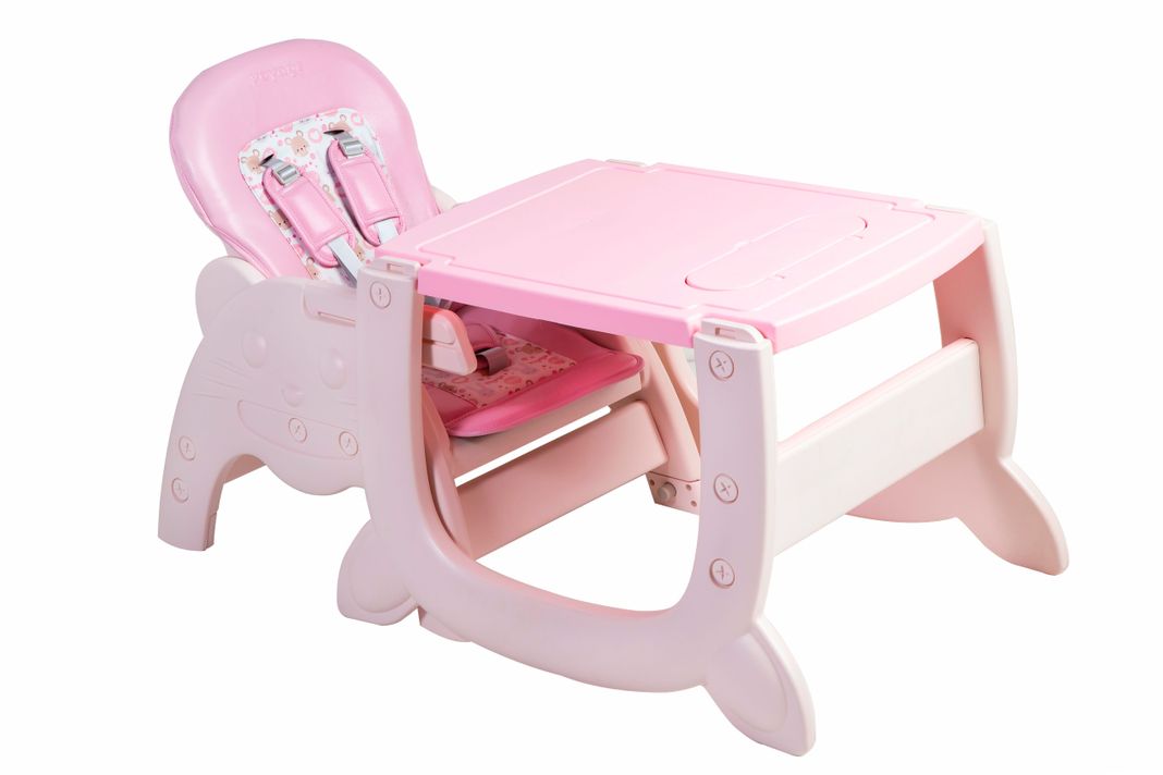 Silla De Comer Cat Love Sit-Up Pink-2